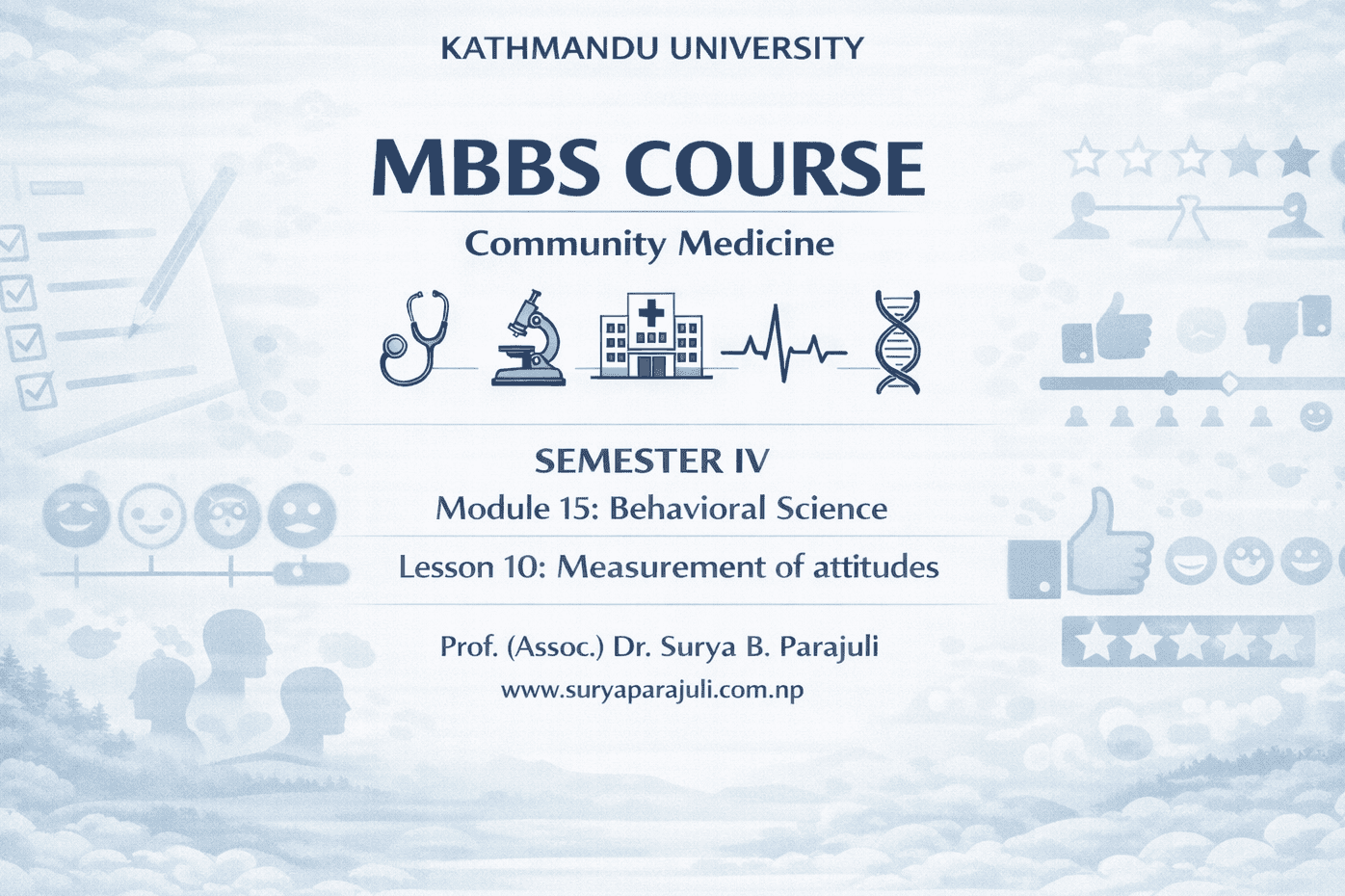 Measurement of attitudes